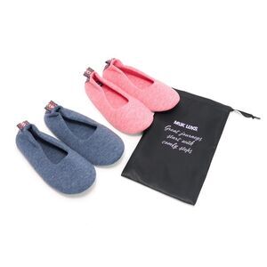 Muk Luks Women's Shoes Sz S Travel Ballerina Soft Soles Bag Ballet Combo A682667